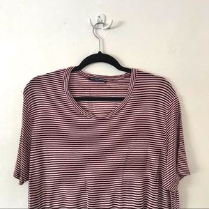 Brandy Melville Luana Red Maroon Shirt Dress